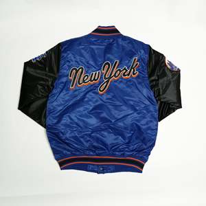 Men's Premium Satin Varsity <b>Jacket</b> 2026 Royal Blue Custom Sports Team Satin Bomber <b>Jacket</b> with Chenille Patches Streetwear HD - Product Image 6