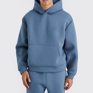 Personalizado Unisex Slim Regular Fit Track Suits Oversized Hoodie Set Plus Size Jogging Sweatsuits Streetwear 100% Algodón Invierno Logo - Product Image 3