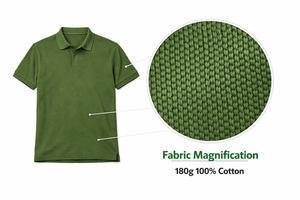Chemise Formelle Homme Vert Olive à Manches Courtes - Logo sur le Devant - Tissu 100% Coton Tissé - Qualité Export - Primora Global Apparel - Product Image 6