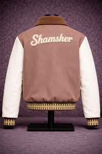 Veste universitaire unisexe en laine brodée Shamsher Sports SS-VJ-25, style unique, meilleur prix, fermeture à boutons recouverts sur le devant - Product Image 3
