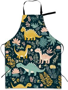 Aprons For Women Men With <b>Large</b> Pockets, Waterproof Cotton Chef Aprons For Cooking Server Grilling <b>Bbq</b> Kitchen - Product Image 3