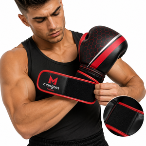 Wholesale MMA Gloves Custom Logo Professional Boxing Training Durable PU Leather for <b>Wrist</b> Closure - Product Image 1
