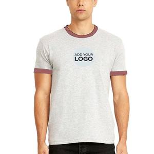 T-shirt Ringer pour homme NEXT LEVEL, t-shirts unisexes avec logo personnalisé - Product Image 1