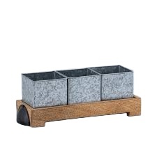 Meilleures ventes Organisateur de sachets de thé en MDF fait à la main Boîte de rangement empilable avec couvercle supérieur transparent Compartiment de rangement pour thé en bois Bin Utilisation de bougies - Product Image 3
