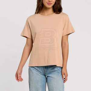 Camiseta de Verano de Manga Corta Ligera para Mujer, Camiseta con Color Personalizado, Camisetas para Mujer - Product Image 3