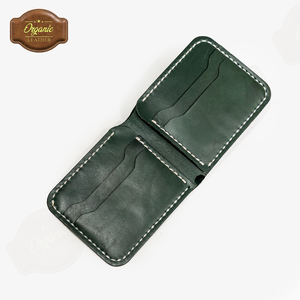 Handmade Full Grain Leather Trifold <b>Wallet</b> for Men Premium Vegetable Tanned Triple Fold <b>Wallet</b> <b>RFID</b> Blocking Custom Logo OEM ODM - Product Image 4
