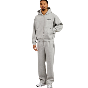 Men Full <b>Zip</b> Hooded Tracksuit Set With Matching <b>Jogger</b> Trousers For Casual Training Travel And Everyday Streetwear Comfort Daily - Product Image 5