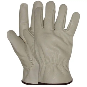 Premium Quality Cowhide Grain Leather Driving <b>Gloves</b> High Heat Abrasion Resistant Heavy Duty Breathable Customizable Logo - Product Image 1