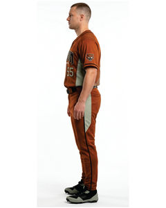 Ensemble de maillots de baseball personnalisés pour hommes, impression sublimée, tissu respirant, manches courtes, uniforme, pantalon, toutes saisons, taille adulte - Product Image 2