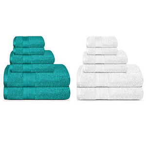 Serviettes en coton personnalisées, douces et absorbantes, pour salle de bain, hôtel, spa, salle de sport, fabricant OEM ODM, étiquette privée. - Product Image 2