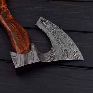 Hacha Vikinga Premium de Grado Industrial Forjada a Mano con Mango de Madera OEM, Hecha a Mano con Garantía de 3 Años para Bricolaje al Aire Libre - Product Image 4