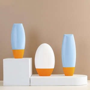 Flacon vide en PE de 40g/60g, pour fond de teint, crème solaire, crème isolante pour les mains de forme ovale, couleur et logo personnalisables - Product Image 3