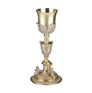 Calice en laiton très demandé, couleur laiton, personnalisable avec gravure, fait main, de haute qualité, articles religieux. - Product Image 1