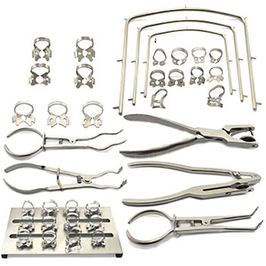 Kit d'isolation professionnel en caoutchouc pour les procédures cliniques et les applications de contrôle de l'humidité – Ensemble complet de barrière d'isolation - Product Image 2