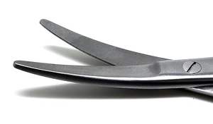 กรรไกรผ่าตัดคุณภาพสูง สแตนเลสสตีล ใช้แรงมือ ใช้ซ้ำได้ แบบตรงและโค้ง โดย Surgical Instruments - Product Image 3