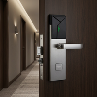 Wirtschaftliches Smart-RFID-Schloss mit Kartenleser, Zimmerzugangssystem aus Silber-Gold-Edelstahl für Hotels