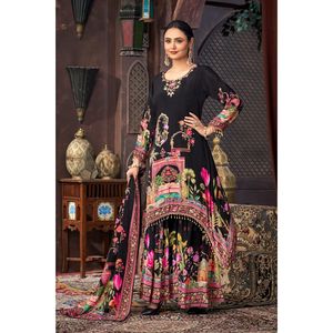 Ensemble haut-bas et dupatta pour femmes avec imprimé numérique - Product Image 6