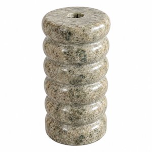Porte-bougie décoratif en marbre blanc à plusieurs niveaux, support à bougies coniques, décoration en pierre de marbre, centre de table sculptural - Product Image 5