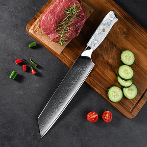 Cuchillo de Cocina Profesional Chef de 8 Pulgadas, Acero Damasco Japonés AUS10, Forjado a Mano, con Mango G10 - Product Image 6