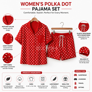 Set Casual in Raso Tinta Unita per Ragazze della Confraternita Delta Sigma di Cosh International, Pigiama e Abbigliamento da Casa per Donne, Set Due Pezzi in Raso - Product Image 5