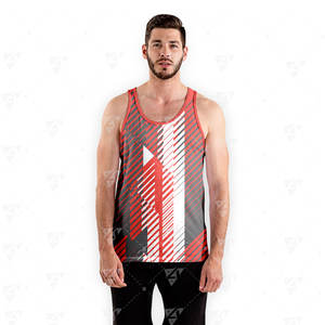 Débardeur de musculation ODM personnalisé sans manches, léger, respirant, séchage rapide, 100 % polyester, coupe sans couture - Product Image 3