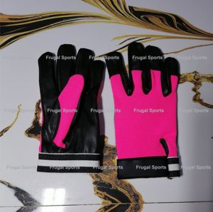 Guantes Profesionales de Cuero para Paracaidismo, Cierre de Gancho y Bucle en los Dedos, Agarre Antideslizante, Transpirables para Paracaidismo y Deportes Aéreos - Product Image 1