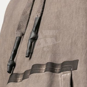 Sweat-shirts à capuche en coton mélangé délavé à l'acide de qualité supérieure, design personnalisé, avec votre propre logo, pour hommes - Product Image 6
