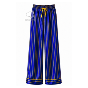 Sigma Gamma Rho Sorority Women's Striped Pajama Set Button-Front PJs With Drawstring Pants Comfortable Sleepwear Cozy Loungewear - Product Image 5