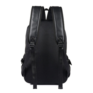 Mochilas deportivas casuales de cuero genuino con cierre de cremallera, impermeables, unisex, en venta. - Product Image 2