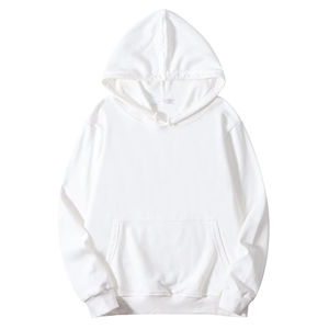 เสื้อฮู้ดพรีเมียมแบบยูนิเซ็กซ์ ผ้าฝ้าย 100% เฟรนช์เทอร์รี่ สวมใส่สบาย ทรงปกติ มีกระเป๋า ดีไซน์เรียบง่าย สีพื้น ระบายอากาศได้ดี เหมาะสำหรับใส่ในฤดูใบไม้ร่วง - Product Image 4