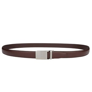 Ceintures en cuir de vachette pour hommes, légères et décontractées, nouvelle arrivée, boucle en acier, couleur unie, longueur réglable, vente chaude - Product Image 3