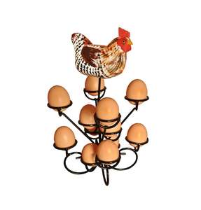 Support à œufs en fer peu encombrant pour les cuisines très fréquentées, assurant un accès facile aux œufs et un rangement organisé - Product Image 5