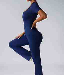 Custom Logo Women Athletic Wear <b>High</b> Quality Sports Bra Waisted Butt Lift Workout Yoga Pants Fitness Gym Bra Leggings Set - Product Image 6