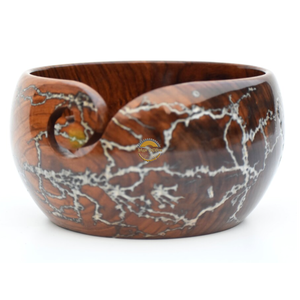 Cuenco de Hilo de Madera Estilo Antiguo, de Teca Pulida Jali, con Decoración Tallada Ovalada, Soporte para Regalos, Hogar, Cocina, Animal, de AYAANS - Product Image 4