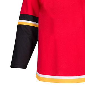 Maillot de hockey sur glace personnalisé pour adultes, 100 % polyester, séchage rapide, respirant, meilleur prix, nouvelle arrivée, service OEM/ODM - Product Image 4