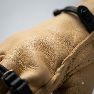 Premium Quality Cowhide Grain Leather Industrial Hand Safety Working Gauntlet Heavy Duty General Purpose Heat Anti-static - Product Image 5