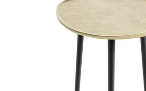 Arden <b>Table</b> Modern Retreat Made For Living Modern Industrial Coffee <b>Table</b> With <b>Marble</b> Top And Metal Frame Living Room Furniture - Product Image 6