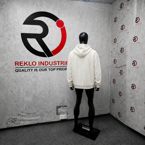 Sudadera con capucha blanca extragrande con cremallera completa, estampado gráfico rojo, estilo urbano unisex, para hombre y mujer, ajuste casual - Product Image 4