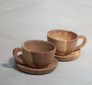 Taza de Madera Artesanal de Moda, Taza de Café y Té de Madera de Acacia, Taza Reutilizable de Estilo Rústico, Accesorios Ecológicos para la Mesa de Cocina - Product Image 4
