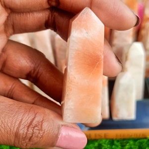 Tour en cristal d'obélisque de scolecite de pêche naturelle, pierre de guérison polie, Reiki, méditation, énergie, décoration Feng Shui, Chakralume - Product Image 3