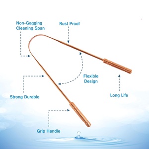 Limpiador de Lengua de Cobre Natural para Adultos y Niños, Herramienta Metálica Fácil de Usar para Limpiar la Lengua, Reduce el Mal Aliento, Cuidado Bucal - Product Image 6