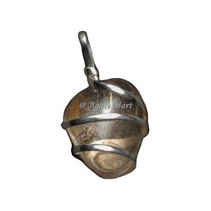 Pendentifs dégringolés en quartz doré de meilleure qualité Enveloppe de fil Style Feng Shui Agate sculptée Décoration de la maison Bijoux Achat en ligne - Product Image 5