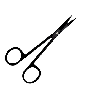 กรรไกรตัดเยื่อใยแก้วตาแบบแมนนวล รุ่น Super Cut ขนาด 11.5 ซม. แบบตรง สีดำ อุปกรณ์ผ่าตัดสำหรับการดำเนินการทางการแพทย์ที่แม่นยำ - Product Image 4
