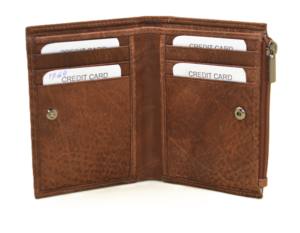 Portefeuille Bifold Vintage en Cuir Véritable pour Hommes et Femmes, Porte-Cartes en Cuir Véritable de Première Qualité - Product Image 2