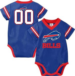Body de Jersey para Bebé de los Angeles Chargers, Azul Malla, Número 00 Personalizado, Traje Deportivo - Product Image 6