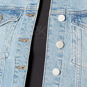 Vestes en jean pour femmes à faible MOQ, respirantes, personnalisables - Product Image 6