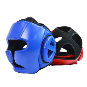 Premium Full Face Boxing Head Guard Safety Adjustable Training Riding Removable Face Bar Durable PU Leather Water Resistant - Product Image 6