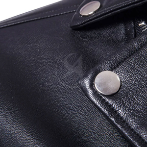 Manteaux en cuir pour hommes sur mesure avec logo personnalisé, design de votre choix, vestes d'hiver pour hommes, vestes tendance pour hommes - Product Image 4
