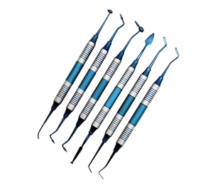 Instruments dentaires ergonomiques manuels pour composites, poignée d'élévateur parodontal réutilisable en acier inoxydable CE - Product Image 2
