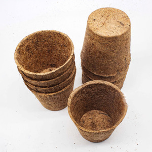 Kit de plantation hydroponique pots naturels pour culture hydroponique jardinage pot en fibre naturelle prix le plus bas - Product Image 1